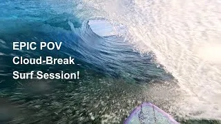 Thumbnail: CLOUDBREAK SUNRISE SURFING - Dreamy POV! #fiji #surfing #pov