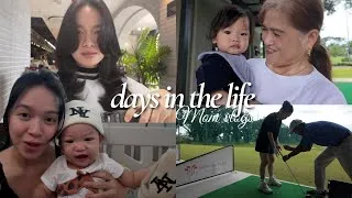 Thumbnail: mom days in the life - grocery, getting my first haircut after so long, shein haul and golf with fam