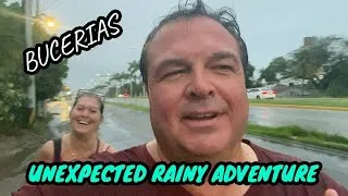 Thumbnail: UNEXPECTED RAINY ADVENTURE: WALKING HOME FROM KAREN'S RESTAURANT IN BUCERIAS, MEXICO!