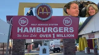 Thumbnail: Exploring the Historic First McDonald's on Route 66 in San Bernardino California with Dan & Sally.