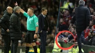 Thumbnail: Jose Mourinho sent off by kicking water bottles