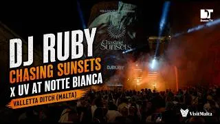 Thumbnail: DJ Ruby | Chasing Sunsets x UV at Notte Bianca | Valletta Ditch (Malta)