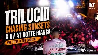 Thumbnail: Trilucid | Chasing Sunsets x UV at Notte Bianca | Valletta Ditch (Malta)