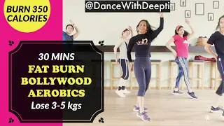Thumbnail: DWD120 - BURN BELLY fat + Leg + Arm Fat - 30mins Aerobics Workout #dancewithdeepti