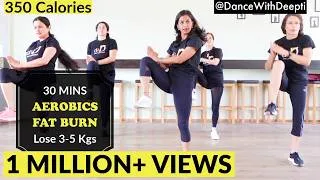 Thumbnail: DWD119 - BURN Arm + Leg + Belly Fat - 30mins Aerobics Workout | Hrithik Mix #dancewithdeepti