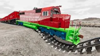 Thumbnail: Trains Vs Potholes #52 – BeamNG Drive