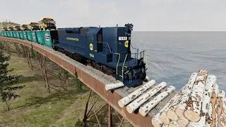 Thumbnail: Realistic Train Crashes #70 - Beamng.Drive