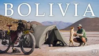 Thumbnail: Cycling across the world's biggest salt flat 🇧🇴 - Alaska to Argentina 39
