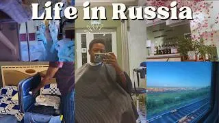 Thumbnail: Days in my Life in Russia 🇷🇺 | Living Alone | GRWM | Train Trip to Moscow 🚆 | New haircut 💈