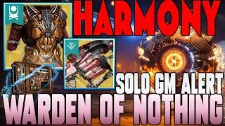 Thumbnail: ARC Warlock Mantle of Battle Harmony Build | Solo GM Alert Warden of Nothing! Destiny 2 IONIC SENTRY