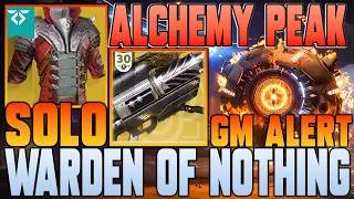 Thumbnail: Solar Warlock Sanguine Alchemy Build | Solo GM Alert Warden of Nothing | Destiny 2 Gjallarhorn