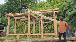Thumbnail: We built a prefabricated house together, sawed wood, and harvested corn.