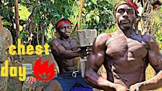 Thumbnail: 😲_-BUILD A BIG CHEST FAST 🔥 INTENSE CHEST DAY WORKOUT#home workout #African 