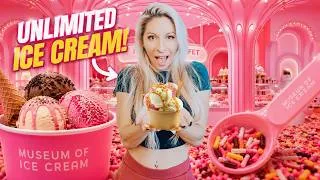 Thumbnail: Las Vegas NEW Ice Cream Museum | Unlimited Ice Cream Buffet + Adults "Summer Camp" at Palms