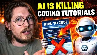 Thumbnail: AI Is Replacing “How to Code” Tutorials Faster Than We Expected