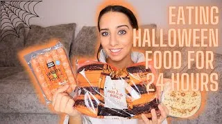 Thumbnail: EATING HALLOWEEN FOOD FROM ALDI & M&S FOR 24 HOURS| UK TASTE-TEST | DaniAlexandra