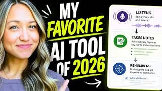 Thumbnail: My New FAVORITE AI Tool for Meetings | Granola AI Review + Tutorial 2026