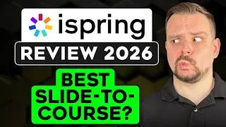 Thumbnail: iSpring Suite Review (2026) Is This the Best Way to Turn PowerPoint Into a Course?