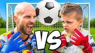 Thumbnail: GOALIE WARS BATTLE - DAD VS SON!