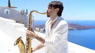 Thumbnail: ABBA - Chiquitita (cover Sax Daniele Vitale) in Santorini 💙