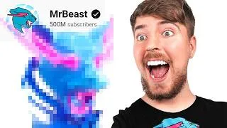 Thumbnail: I Designed MrBeast's 500 Million Playbutton! (Custom)