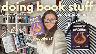 Thumbnail: ULTIMATE BOOK VIDEO ⭐️ bookstore vlog, rearranging bookshelves, book journal & reading a new release