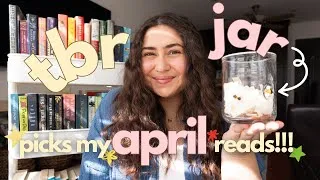 Thumbnail: tbr jar chooses my reads for april! 🌼🍓🌟🦋