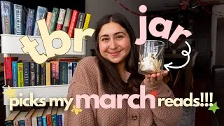 Thumbnail: tbr jar chooses my reads for march ⭐️📖💖