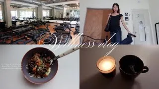 Thumbnail: A wellness vlog (workouts & pilates, healthy recipes, self-care)