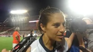 Thumbnail: Carli Lloyd Post Game Interview 11/10