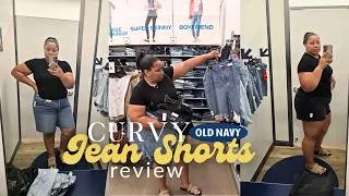 Thumbnail: Finding Jean Shorts for a Curvy Body Is HARD... So I Tried Every Pair at Old Navy