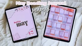 Thumbnail: May 2025 Reading Journal Setup