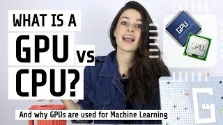 Thumbnail: What is a GPU vs a CPU? [And why GPUs are used for Machine Learning]