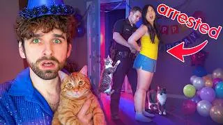 Thumbnail: THE POLICE Were Called on My Cat's Birthday Party...