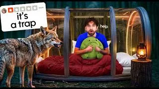 Thumbnail: I Stayed Overnight In The World's SMALLEST Homes (it got bad...)