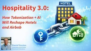 Thumbnail: Hospitality 3.0: How Tokenization + AI Will Reshape Hotels and Airbnb (2026)