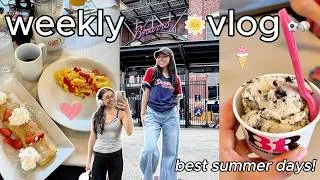 Thumbnail: WEEKLY VLOG ~ baseball game, World Cup, dinner with friends (best summer ever)