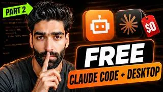 Thumbnail: FREE Claude Desktop + Claude Code! Full Setup With Real Anthropic Models (July 2026)