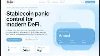Thumbnail: Stablecoin Panic Control Protocol | Aegis