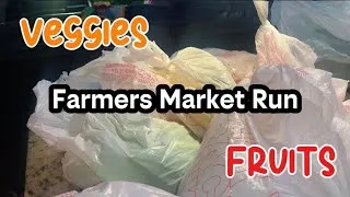 Thumbnail: Farmers Market Run | Unpack Food Items With Me | Debt Free Journey