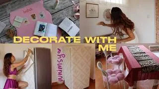 Thumbnail: making ugly things cute 🌸 wallpaper my fridge w me !