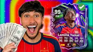 Thumbnail: I Gave Myself £1000 To Build Spain's 99 Rated Team