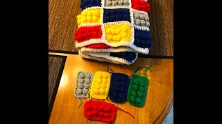 Thumbnail: Crochet lego block tutorial