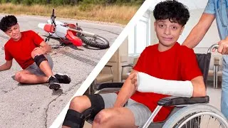 Thumbnail: DAVID SUFRE UN ACCIDENTE APRENDIENDO A MANEJAR MOTOCICLETA