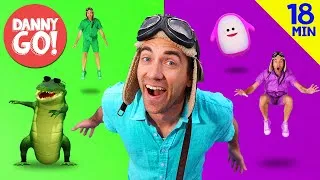 Thumbnail: Colores, Animales, Lava y Más! 🌈🐒🔥 Recopilación de Juegos de Baile | Danny Go! Canciones para Niños