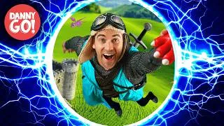 Thumbnail: “The BRAVEST Knight!” ⚔️🔥 Dragon Adventure ⚡️HYPERSPEED REMIX⚡️/// Danny Go! Dance Songs for Kids