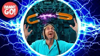 Thumbnail: “Magnet MANIA!” 🧲⚡️STEM Brain Break ⚡️HYPERSPEED REMIX⚡️/// Danny Go! Dance Songs for Kids