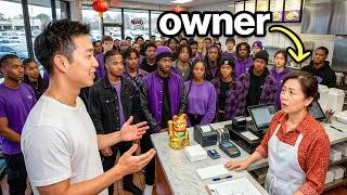 Thumbnail: I Surprised Empty Restaurants with 100 Friends