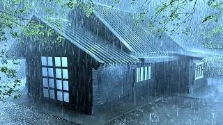 Thumbnail: Manage Insomnia in 3 Minutes with Forceful Rain & Booming Thunder Sounds in a Farmhouse at Night