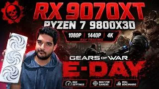Thumbnail: Gears of War E-Day RX 9070XT & 9800X3D - Performance Issues & Optimization?